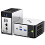 GMKtec M8 AMD Mini PC Ryzen 5 Pro 6650H 16GB LPDDR5 RAM + 512GB SSD PCIe3.0 NVME(Battre 7430U/5825U, 6C/12T 4,50 GHz), LAN Doubl