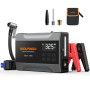 WOLFBOX 2000A Avviatore di Emergenza Con Compressore 150 PSI, Jump Starter 12V Portatile 37Wh per Auto Benzina fino a 5L, Power 
