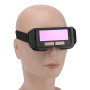 Lunettes de Soudage, Soudage à Assombrissement Automatique Solaire TIG MIG Lunettes Yeux de Soudeur pour Soudage au Gaz, Soudage
