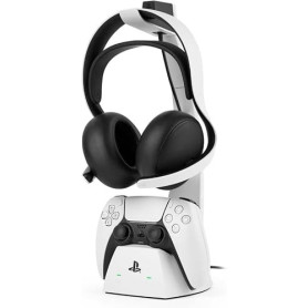 Nacon Station de Charge pour PS5 | Casque PULSE Elite & Manette DualSense | Licence Officielle PlayStation | Compatible DualSens