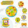 m zimoon Jouets Musicaux 6 9 12 18 Mois Plus Bébé, Projecteur Tournant Jouet avec Musique et Multicolores Lumières, éducatif Cad