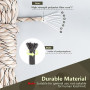 Paracorde 550 4mm, Cordelette 30 Mètres, Corde Extérieure avec 7 Brins Tout Usage, Corde Parasol Déporté, 5 Couleurs/6 Mètres, M