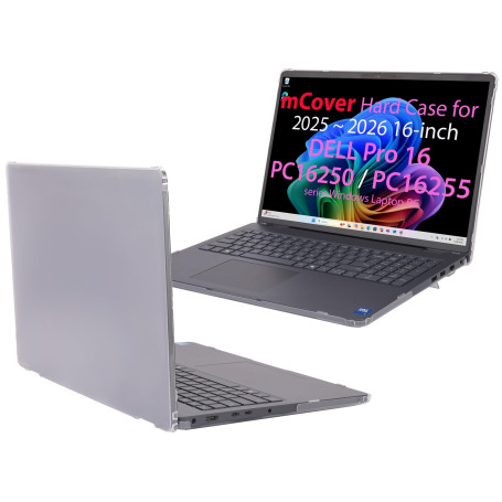 mCover Coque uniquement compatible avec Dell Pro 16 PC16250/PC16255 Series Windows 2025-2026 16" (ne convient pas aux autres mod