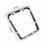 Alide Support de levier vitesse côté conducteur gauche pour boîte manuelle Golf 7 et Golf R 7.5, cadre garniture levier vitesse,