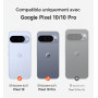 SURITCH Magnétique Coque Compatible avec Google Pixel 10/10 Pro avec Couvercle de Caméra et Support Métallique Résistante aux Ch