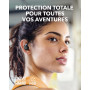 soundcore par Anker Sport X20 Écouteurs Bluetooth sans fil avec ANC | Écouteurs sport, crochets rotatifs et extensibles, suppres