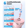 JTF Jet Dentaire Hydropulseur Oral - 300 ML Sans Fil Irrigateur, 3+1 Modes, Étanche IPX7 Water Flosser, Idéal pour Orthodontie, 