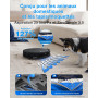 ECOVACS DEEBOT T50 Omni Gen3 Robot Aspirateur Laveur 25 000 Pa 81mm AIVI 3D | TruEdge 2.0, brosse & patin extensibles, ZeroTangl