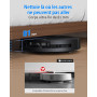 ECOVACS DEEBOT T50 Omni Gen3 Robot Aspirateur Laveur 25 000 Pa 81mm AIVI 3D | TruEdge 2.0, brosse & patin extensibles, ZeroTangl