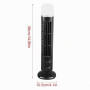 Ventilateur colonne, mini-ventilateur de bureau sans pales | Ventilateur de bureau portable alimenté par USB avec éclairage tami