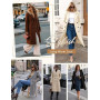 Tuopuda Manteau Femme Double Boutonnage Mi-long Effet Laine | Col Revers Polyvalent, Coupe épurée, Poches Latérales, Manche à Bo