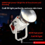 Lampe de studio LED COB 600 W bicolore 2700 K-6500 K à intensité variable avec écran OLED DMX512 10 modes de scène CRI élevé pou