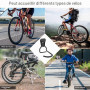 Housolution Lot de 2 Crochets Vélo, Supports de Cintre de Vélo en Fer | Support Mural de Rangement pour Vélos Robuste en Forme d