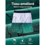 Arcweg Short de Bain Homme - Séchage Rapide - Longueur Longue avec Poches Multiples - Idéal pour Surf, Plage et Piscine - Short