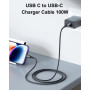 AINPOW 100W Câble USB C vers USB C 1M 2Pack, Cable USB C Charge Rapide Câble Chargeur Cordon USB C vers USB C Fil pour Galaxy S2