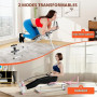 Rameur pour la maison, équipement d'entraînement 4 en 1, rameur pliable | Machine à presser, machine à lisser, fauteuil romain,
