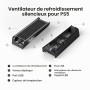 KIWIHOME Ventilateur pour PS5, Silencieux, Vitesse Automatique, USB 3.0 | Convient aux PS5 Disc/Digital sans Lignes de Division 