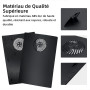 Mcbazel PS5 Console Faceplate Cover avec Refroidissement - Façade de Remplacement pour Digital Edition - Anti-Rayures et Anti-Po