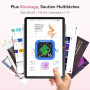Tablette 10 Pouces, Tablette Android 16, Unisoc T606 CPU, 26 GO RAM + 128 GO ROM + 1 TO TF, Écran HD IPS 1280x800, Batterie 7000