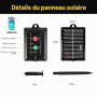 Litark Guirlande Lumineuse Solaire,10M 100 LEDs Guirlande Solaire Exterieur, 8 Modes, Etanche, Décoration pour Jardin, terrasse,