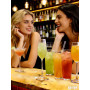 Xyedyaup 100 Pcs Transparente Pailles RéUtilisables 190 Mm × 6 Mm AdaptéEs Pour Les Cocktails Familles Jus Smoothies Thé Lait（Po