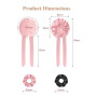 lulir Lot de 2 Bonnet Satin Cheveux Nuit, Bonnet en Satin | pour Femmes Cheveux Longs Bouclés, Doux Respirant, Large Bande Ajust