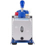 VEVOR Kit Pompe à Vide Climatisation 4 CFM (113 L/min) Kit de Pompe à Vide Automatique 1/3 HP avec 3 Tuyaux 1720 tr/min pour Cli