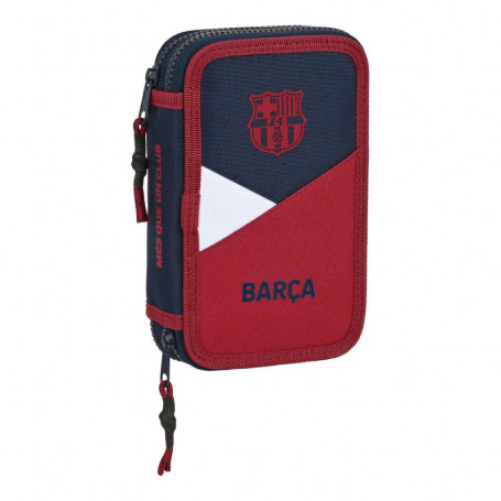 Plumier double F.C. Barcelona Corporativa Bleu Bordeaux (12.5 x 19.5 x 4 cm) (28 25,99 €