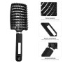 Set de 3 Pièces : 1 Brosse Ventilée, 1 Brosse Démêlante et 1 Peigne à Dents Larges - Sans Tirer, Pour Tous Types de Cheveux