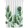 Loti Living Rideau de Douche Anti-moisissure 120 x 200 cm – Strelitzia – Polyester – avec Anneaux – Rideaux de Douche - Shower C