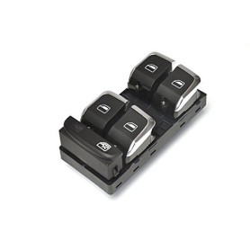 Pour Audi Q5 A4 S4 A5 S5 B8 Interrupteur Bouton Commande Lève-Vitre Alu Look