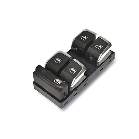 Pour Audi Q5 A4 S4 A5 S5 B8 Interrupteur Bouton Commande Lève-Vitre Alu Look