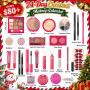 Calendrier de l'Avent Maquillage 2026,24 Jours Coffrets Cadeaux | Une Surprise Chaque Jour, 24 Moments Heureux Au Romantisme De 