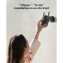 ieGeek 2K (3MP) Camera Surveillance WiFi Exterieure sans Fil Solaire | Détection Humaine IA, Nocturne Couleur, Recharge Faible L