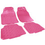 WOLTU Tapis de Sol Universel pour Voiture,Tapis de Voiture Look Aspect en Aluminium,Rose