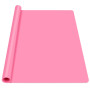 Luxeu Tapis Silicone Rose, 70 * 50cm Tapis de Table pour Résine Coulée, Nail Art Tapis de Table, Lavable et Reutilisable, pour T