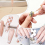 AYBUY Lot de 5 Pinceaux pour Nail Art, Pinceaux Liner de Détail | Pinceau Nail Art Ongles, Pour Gel, Les Lignes Longues, Détails