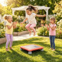 GOPLUS Trampoline Exterieur Enfant 65x65x13CM, Filles Garçons 3+Ans | Trampoline Interieur Enfant avec Pieds Amovible, Surface A
