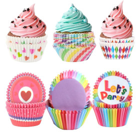 Caissette Muffins Papier Lot de 300 Moule Muffin Caissettes Cupcake en Papier Moule Cupcake Moule a Muffin Caissettes de Pâtisse