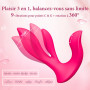 FuzzyFlavor Vibromasseurs Feminins Clitoridiens a Porter avec 9 Modes, Gode Femme Sex Toys Oscillation 360° du Point G, Sexes To