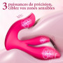 FuzzyFlavor Vibromasseurs Feminins Clitoridiens a Porter avec 9 Modes, Gode Femme Sex Toys Oscillation 360° du Point G, Sexes To