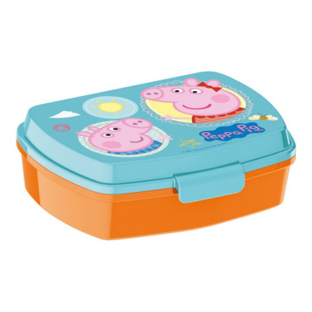 Boîte à Sandwich Peppa Pig Having fun Plastique Rose clair (17 x 5.6 x 13.3 cm) 15,99 €