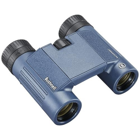 Bushnell - H2O 2-10x25 Bleu foncé - Toit - Entièrement Multicouche - Imperméable/antibuée - Œilletons Twist Up - Sports Nautique