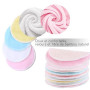 Tampons Démaquillants fibre de bambou丨disques coton demaquillant lavable丨16pcs+ 2 Sac de lavage丨Matériau en fibre de bambou soup