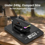 F417PRO FPV Mini Drone Caméra 1080P Ajustable, Télécommande écran LCD, Moteur sans Balais, Chargement Type‑C, Moins de 249g, Jou