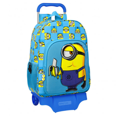 Cartable à roulettes Minions Minionstatic Bleu (33 x 42 x 14 cm) 63,99 €