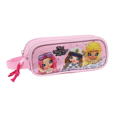 Trousse Fourre-Tout Double Na!Na!Na! Surprise Sparkles Rose (21 x 8 x 6 cm) 21,99 €