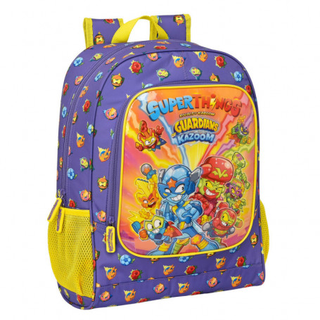 Cartable SuperThings Guardians of Kazoom Violet Jaune (32 x 42 x 14 cm) 45,99 €