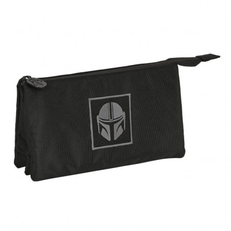 Trousse Fourre-Tout Triple The Mandalorian Noir (22 x 12 x 3 cm) 22,99 €