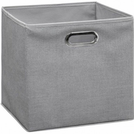 Boîte Multiusage Five Tissu Gris clair (31 x 31 x 31 cm) 21,99 €